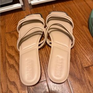 DKNY Women's Cream Sandals